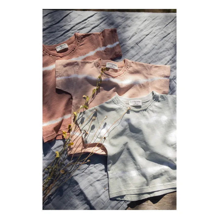 1+ in the family T-Shirt Tye and Die Bobby | Rose