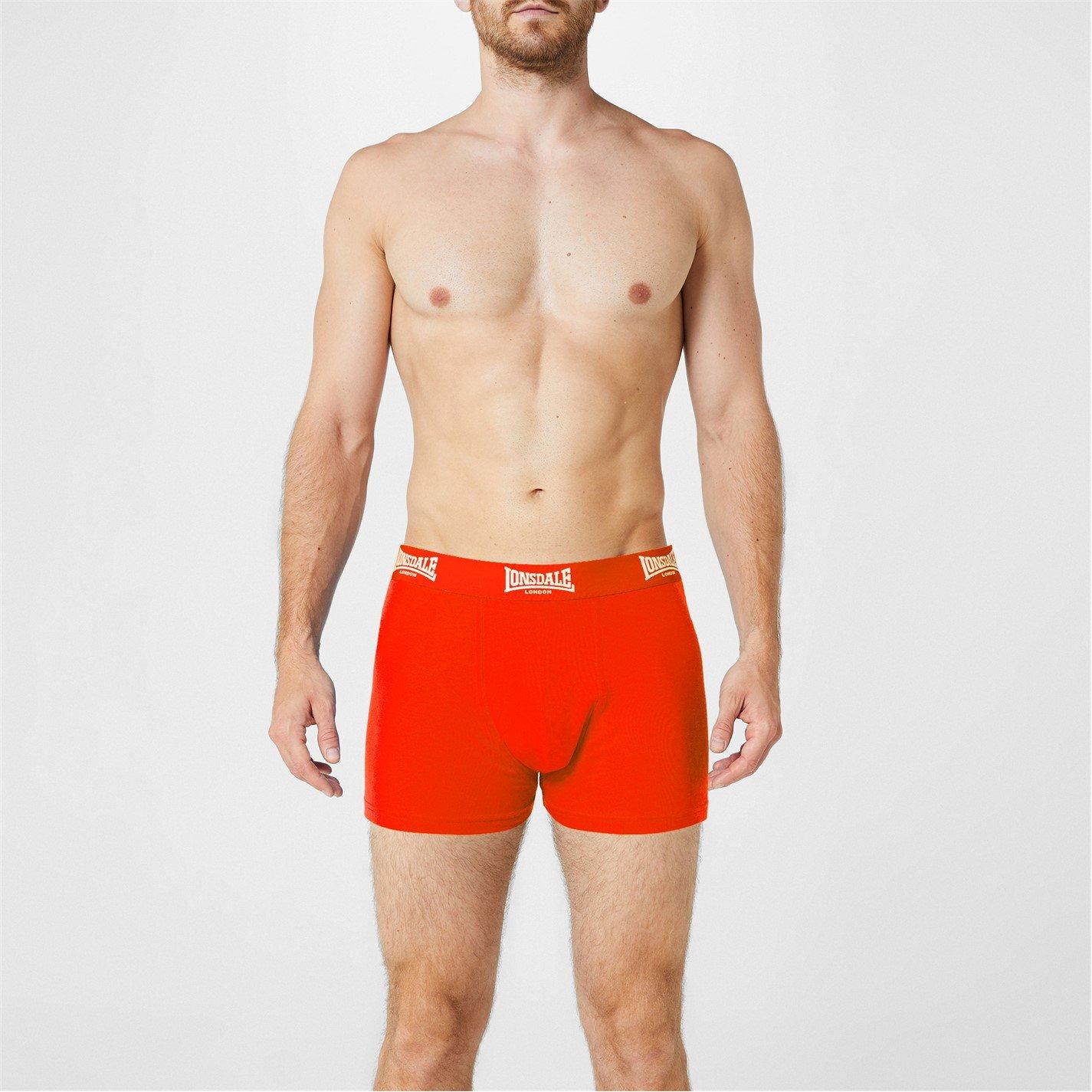 Lonsdale 2 Pack Trunk Mens