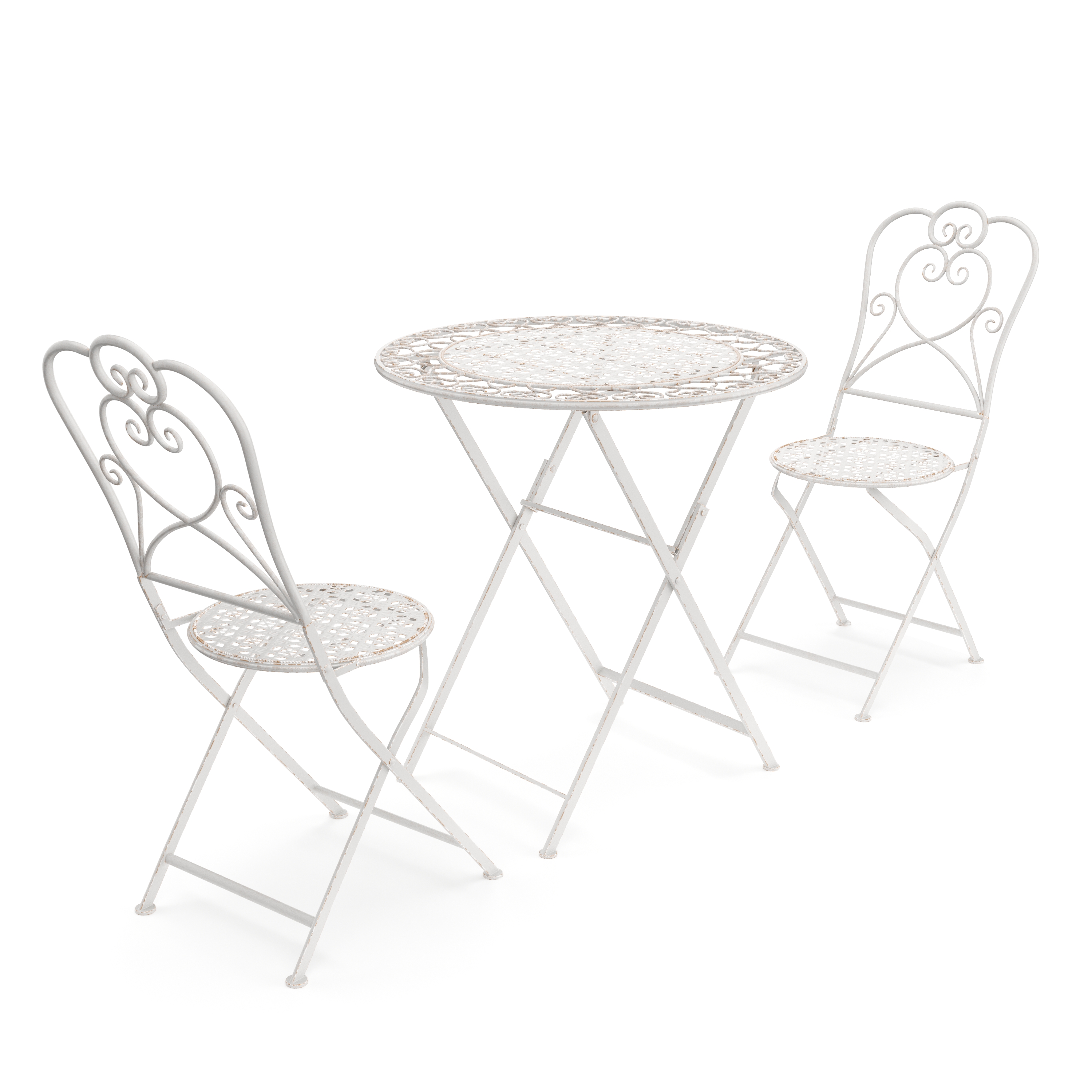 Bistroset Vintage PAULINE weiss