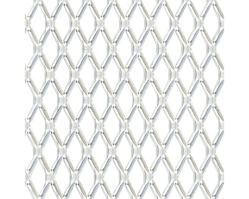 Uitgerekt metaalplaat, aluminium, zilver, 300x1000x1,6mm