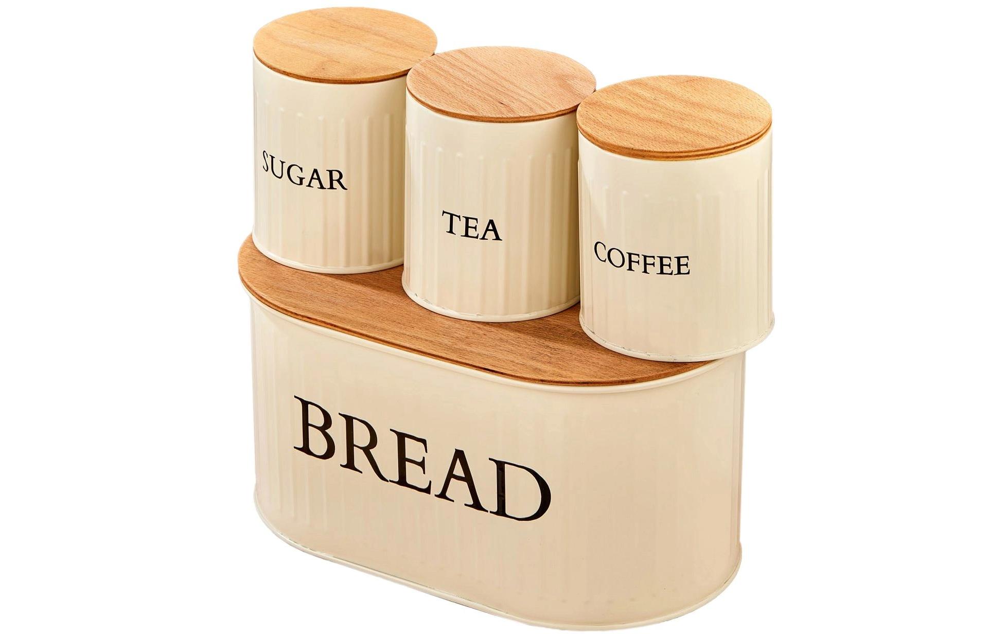 Brotkasten M0265 CrèmeAufbewahrungsboxen-Set (4 Stück)