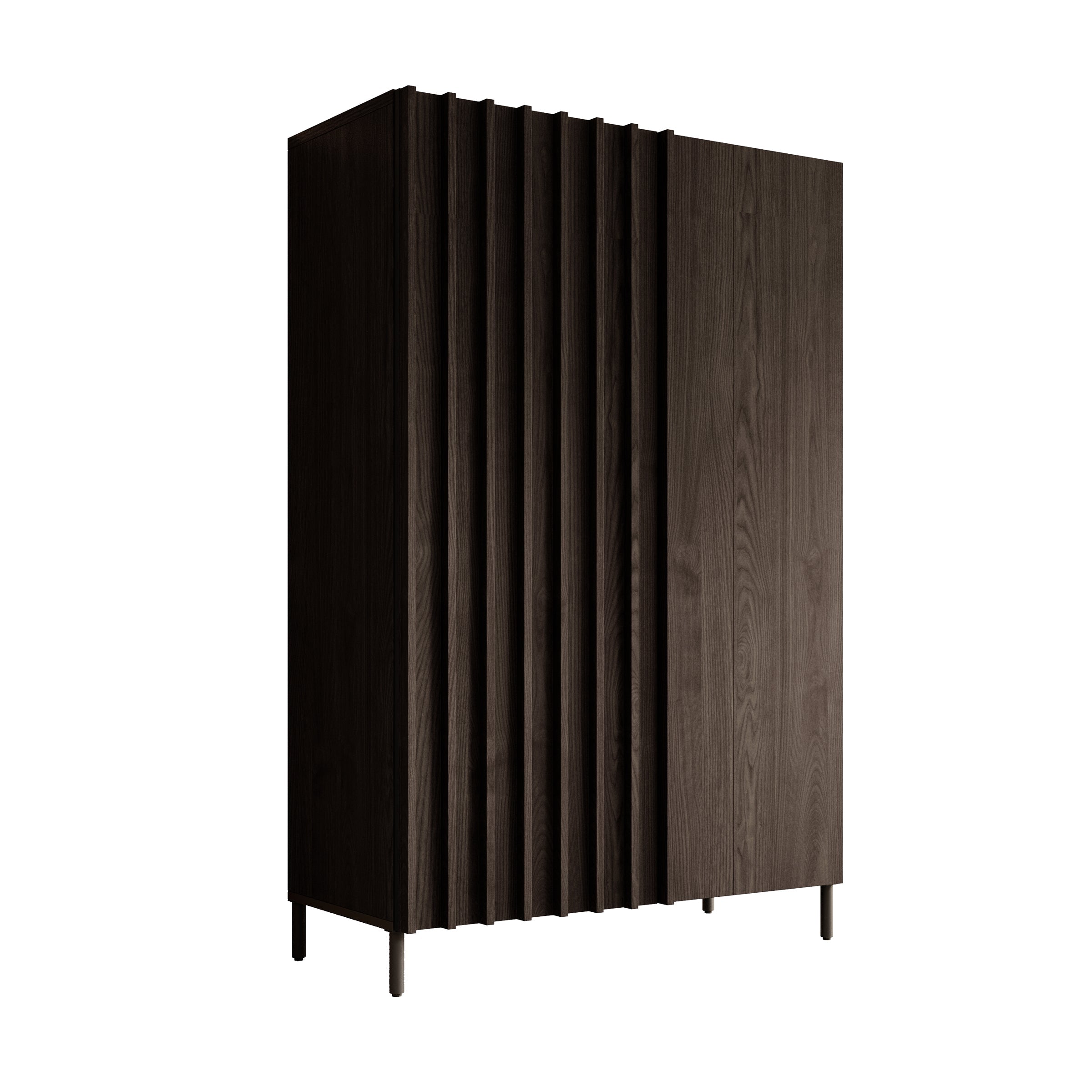 Meubella - Dressoir Paz - Donker eiken - 92 cm