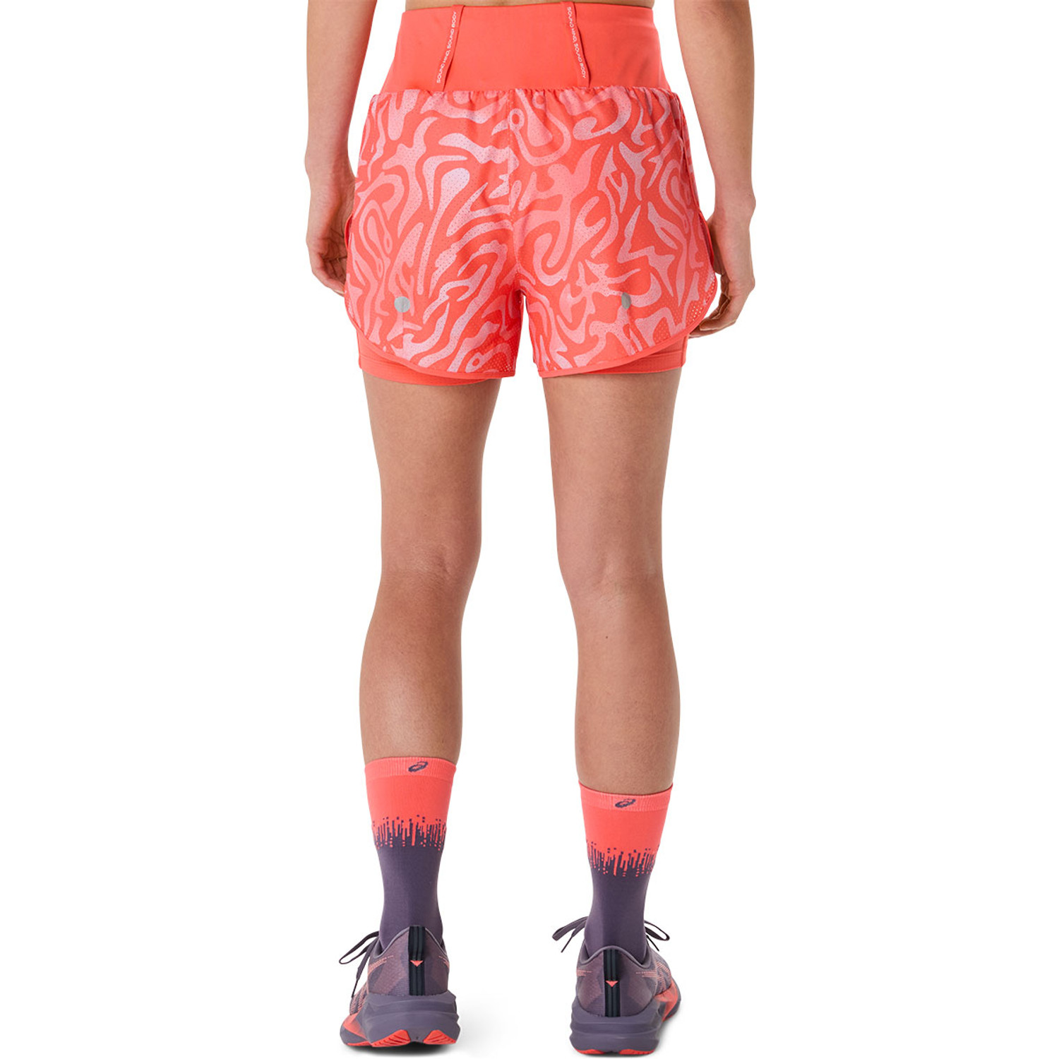 ASICS Road All Over Print 2in1 3'' Short Dames