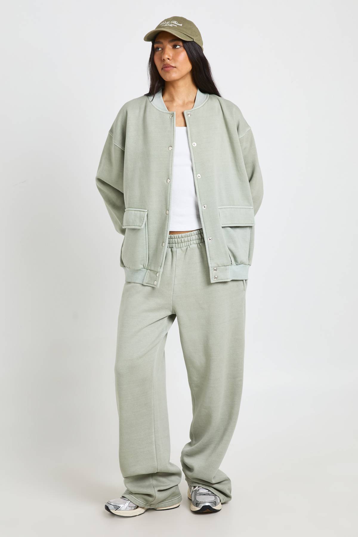 boohoo Tall Bomber Tracksuit