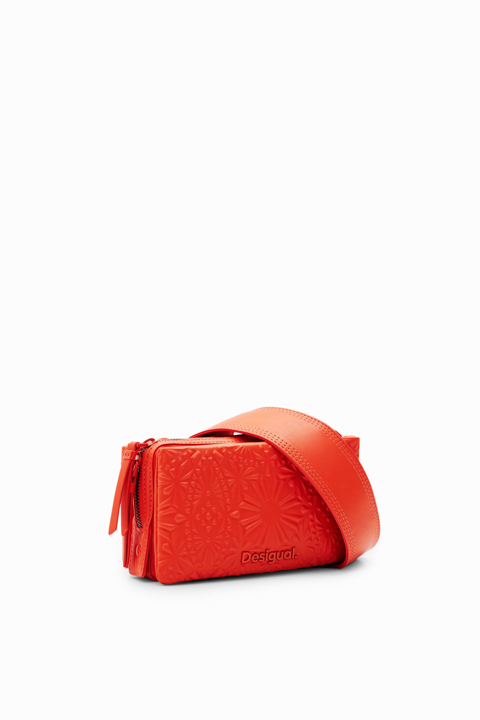 Petit sac à bandoulière relief géométrique