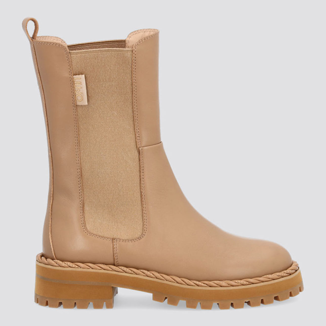 Liu-Jo Chelsea Boots en Cuir Onna beiges