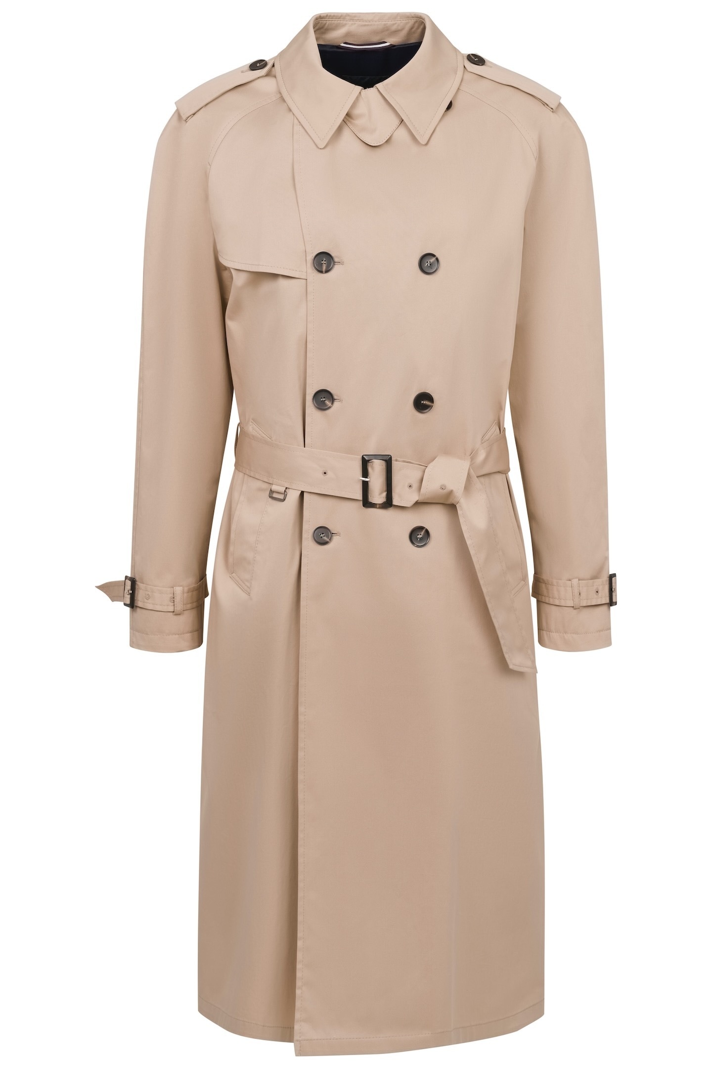 bugatti Trenchcoat , mit Bindegurt & Hemdkragen