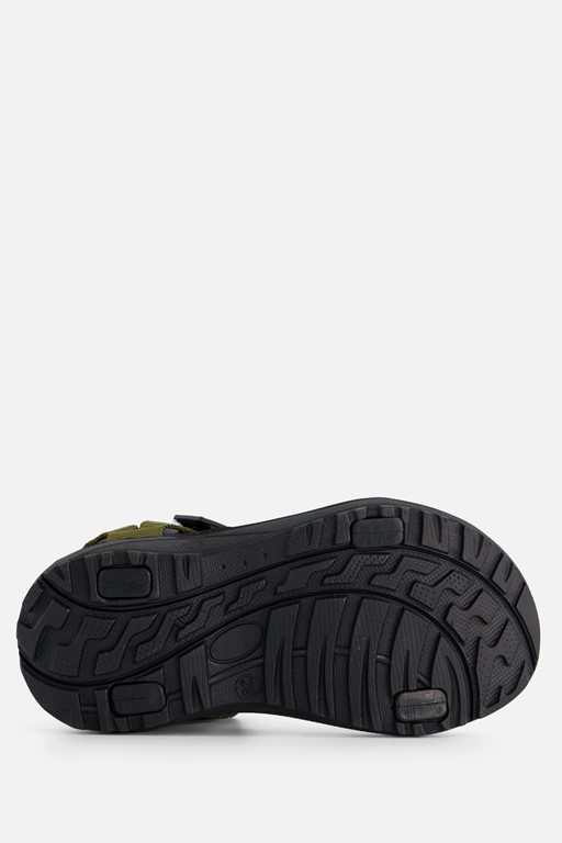 Muyters Sandalen groen Textiel