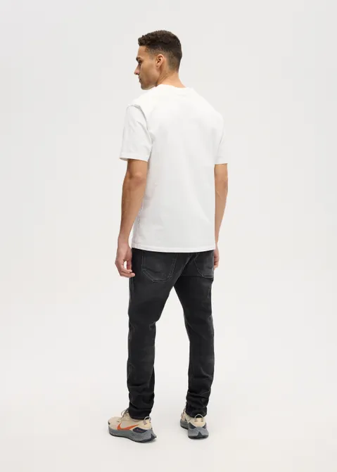 Heaton modern regular jeans zwart (ZWART)