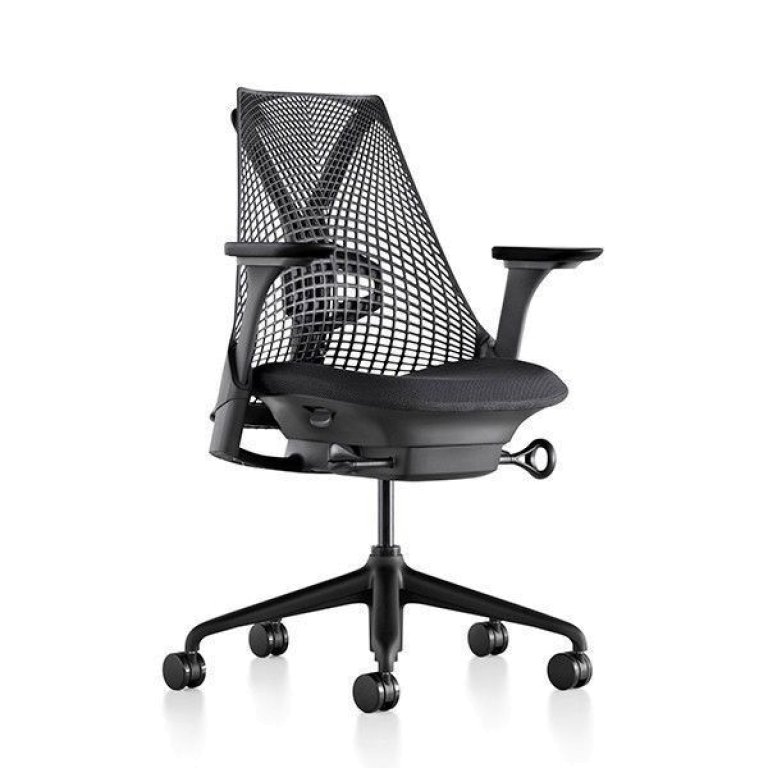 Herman Miller SAYL bureaustoel zwart,zwart onderstel Phoenix 009