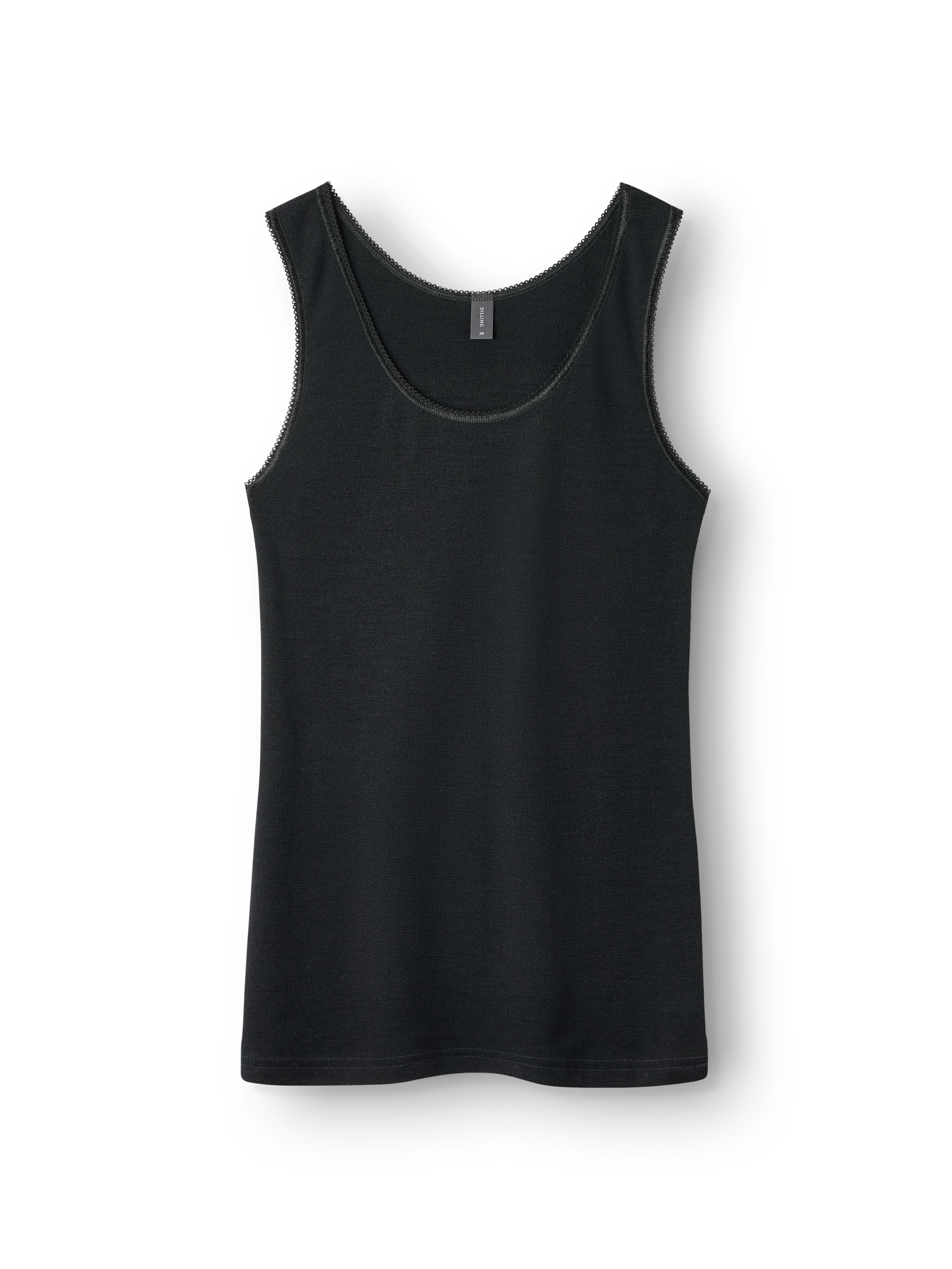 Tanktop van merinowol voor dames in Natuur