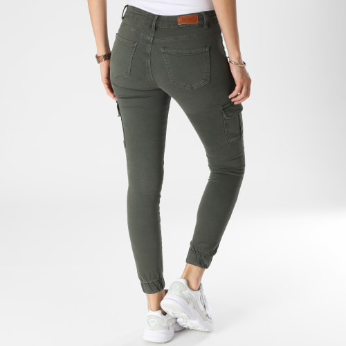 Pantalon Cargo Skinny Femme Missouri Vert Kaki