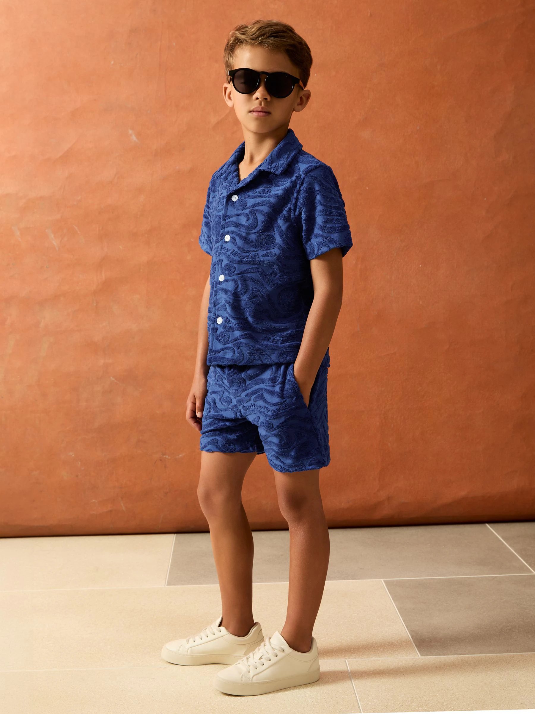 Helderblauw - Reiss Marko Shorts