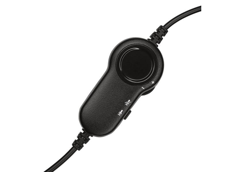 Logitech Headset H151 Stereo Stereo-Headset mit Rauschunterdrückung und Kabelfernbedienung