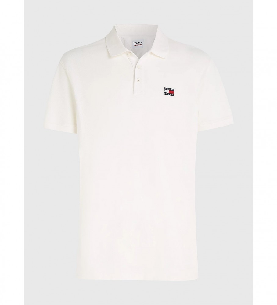 Polo Tommy Jeans Classic Fit com detalhe branco