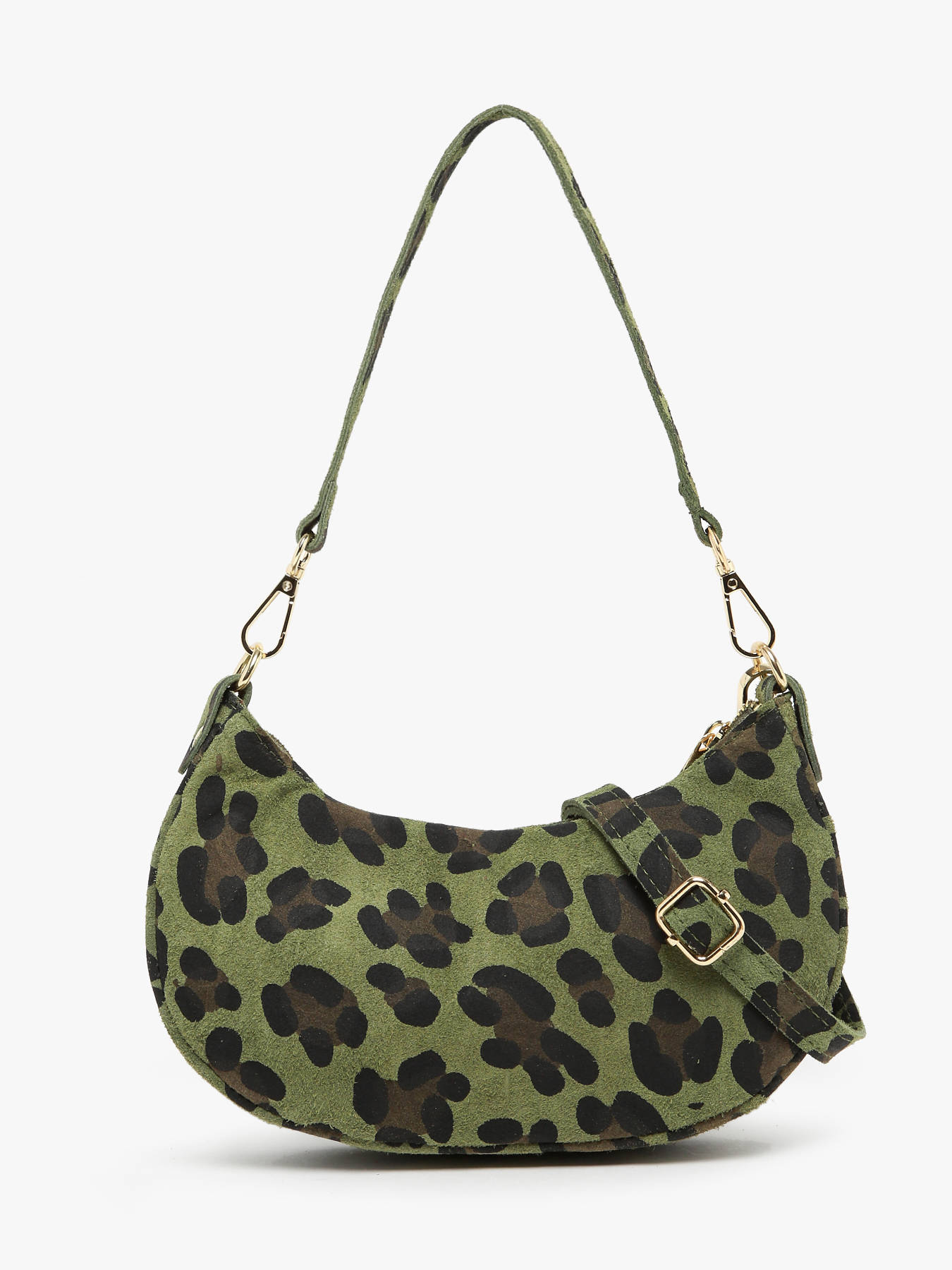 sac port paule Velvet leopardo cuir MILANO