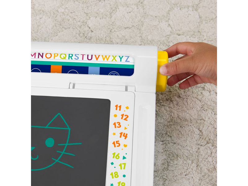 Fisher-Price Doodle Pro Lernstation Lern- und Zeichenbrett mit LCD-Bildschirm für Kinder