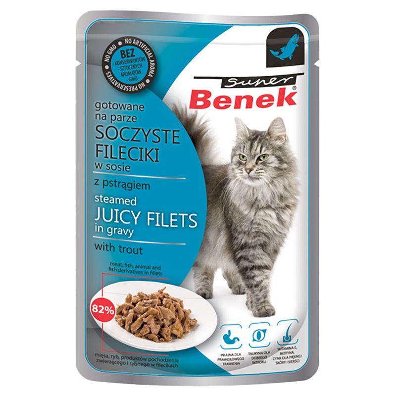 Super Benek Filets en sauce 28 x 85 g