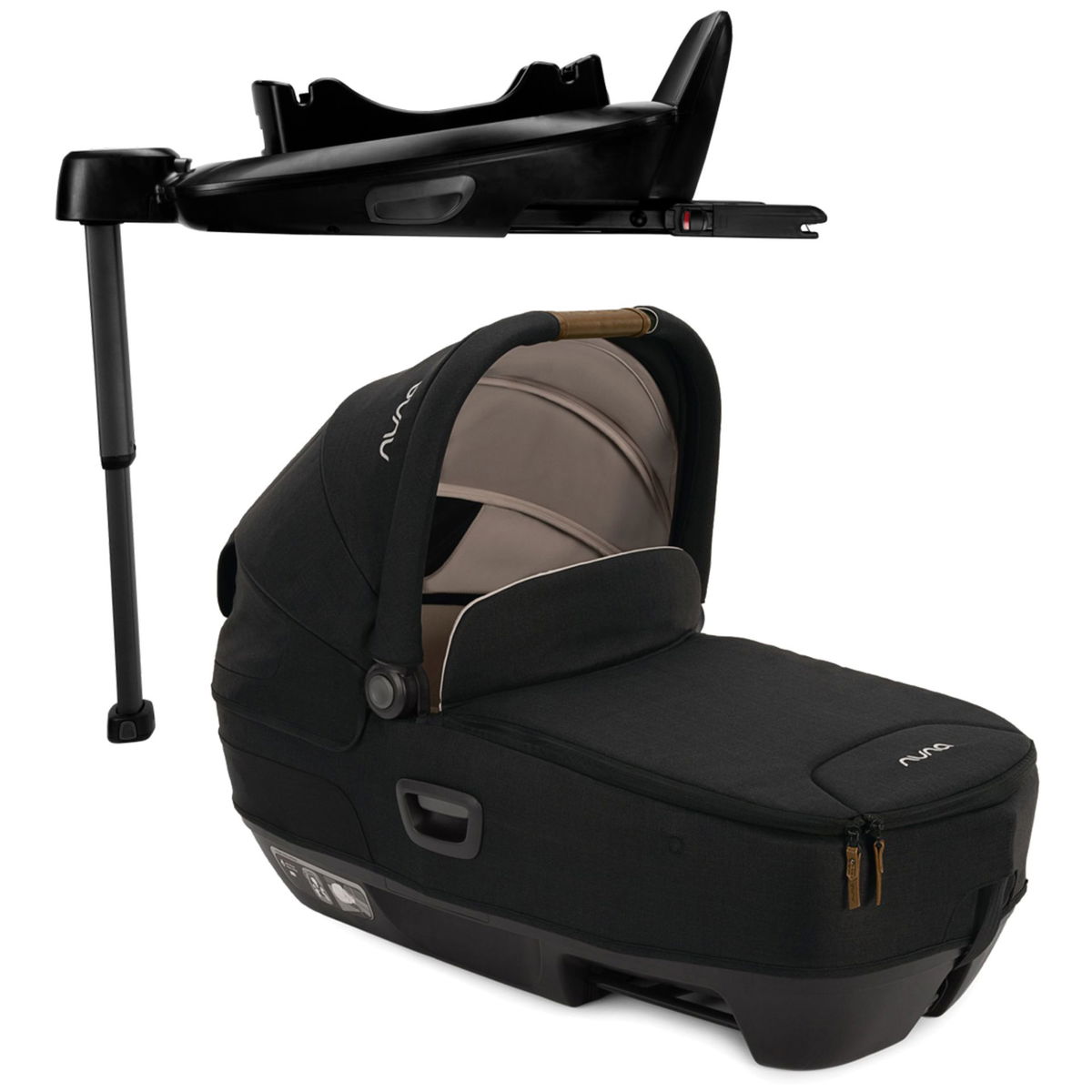 nunanuna   CARI next Babywanne mit Base caviar