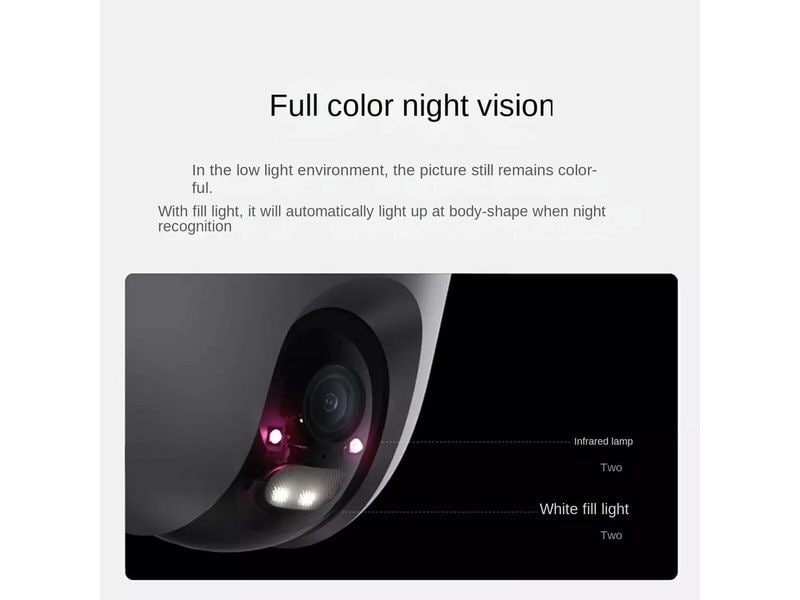 Xiaomi Netzwerkkamera CW400 Outdoor 2,5K ultraklare Bildqualität, intelligente Sicherheit für schlechte Wetterbedingungen