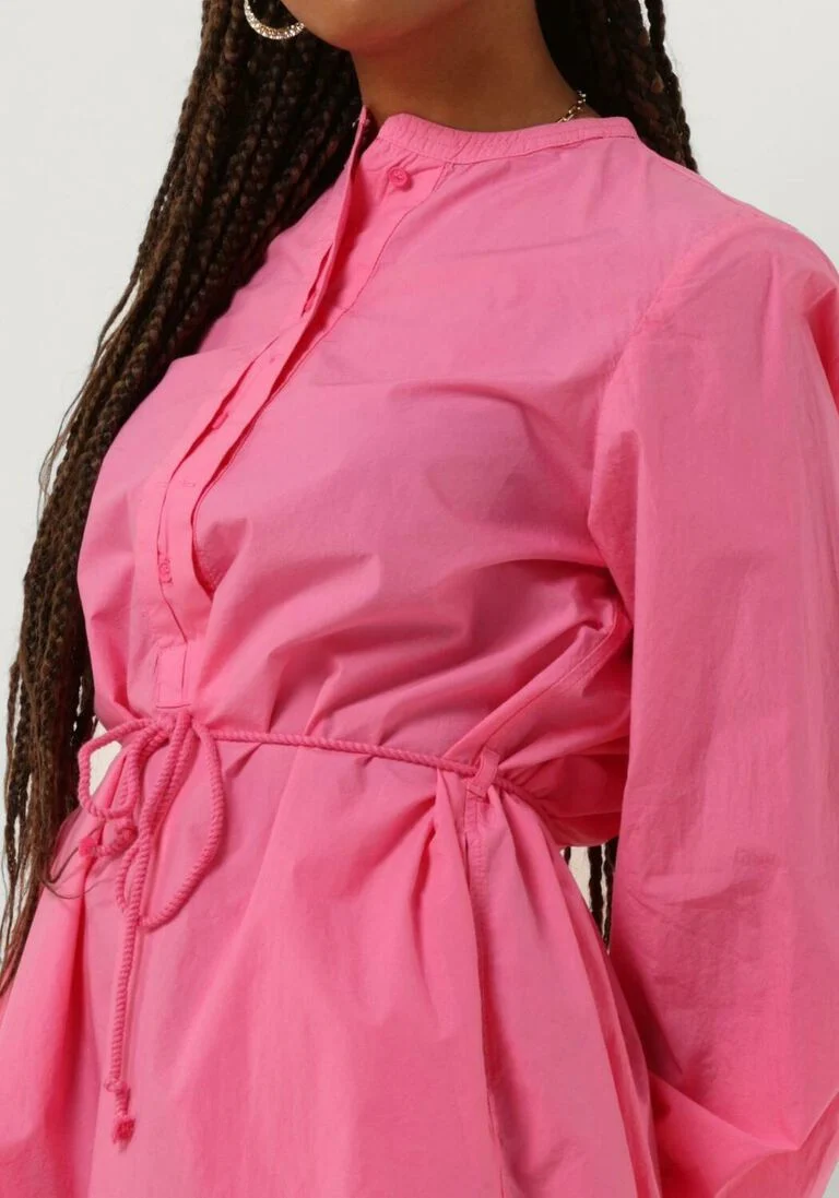 PENN & INK rode penn & ink midi jurk dress midi