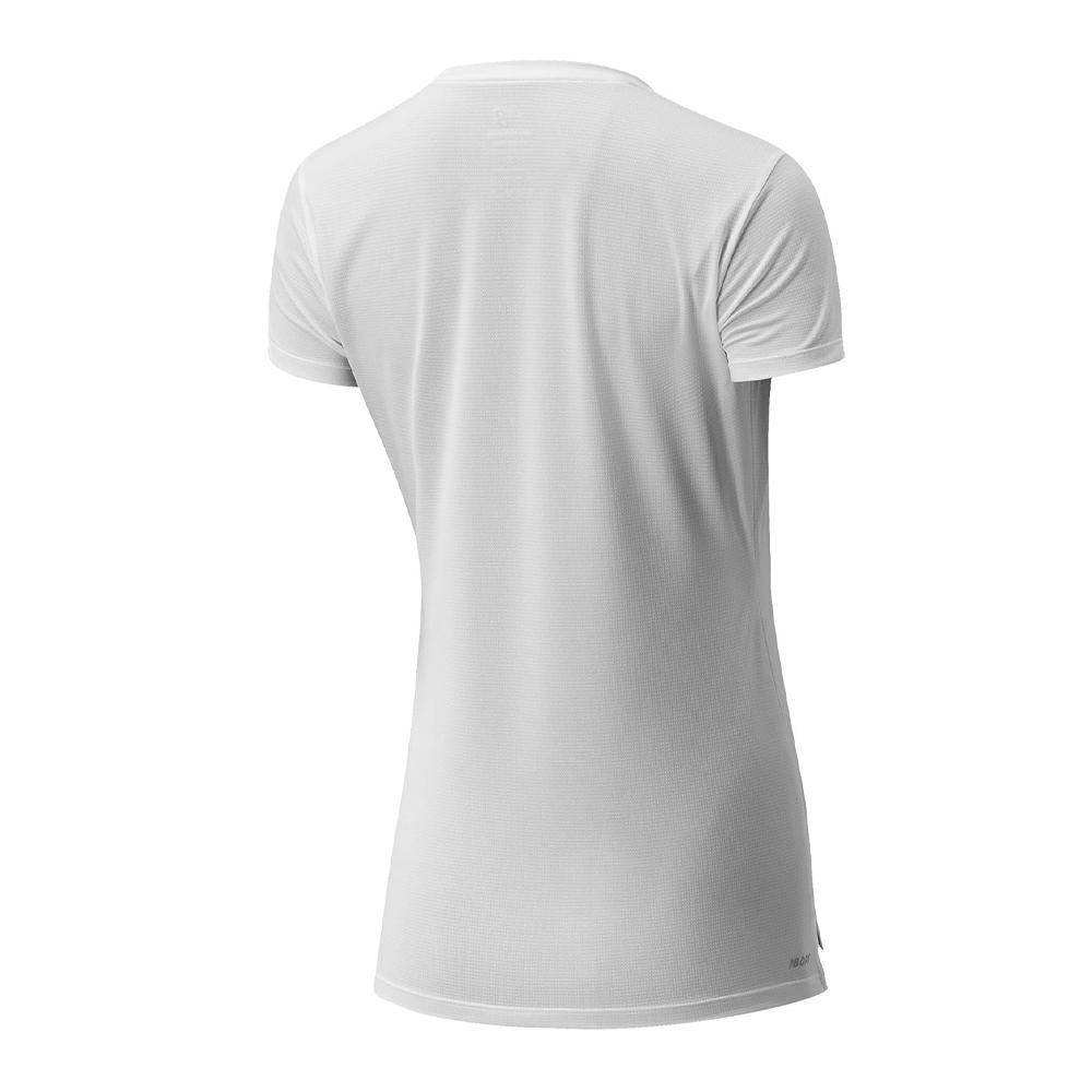 New Balance T-shirt Blanc Femme New Balance Core Run