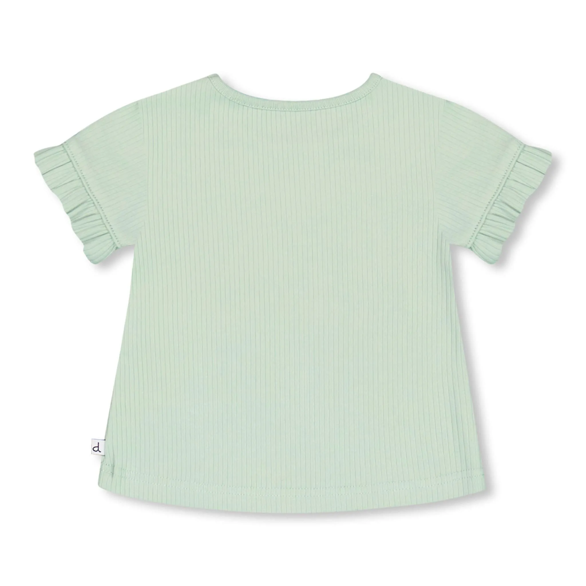 Deux par Deux Tshirt Fleur Côtelé Jasmin 3-6ans
