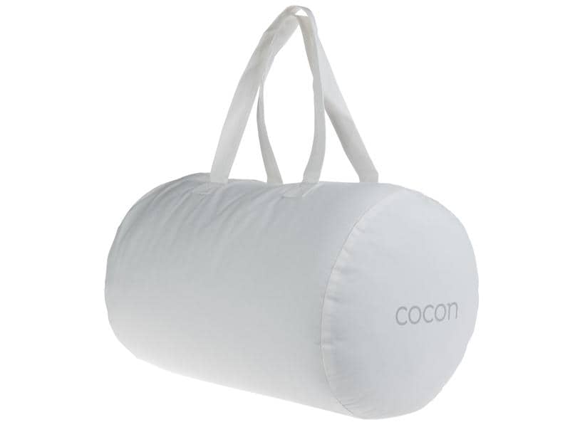 COCON Gewichtsdecke 9 kg, 160 x 210 cm, Grau Therapiedecke mit Samtbezug für entspannte Nächte