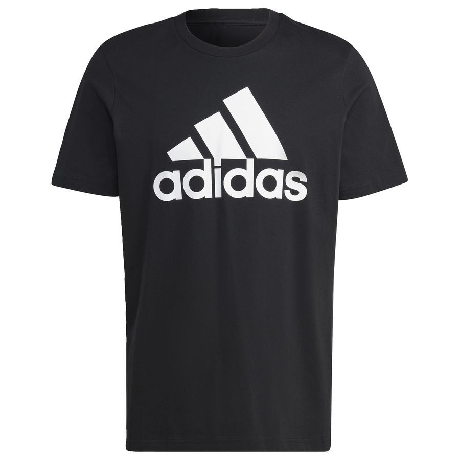adidas T-Shirt Essentials Big Logo - Noir/Blanc