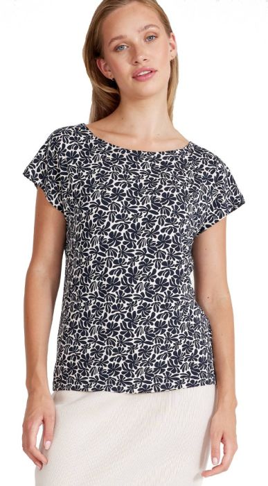 Asta Capsleeve Women damebluse