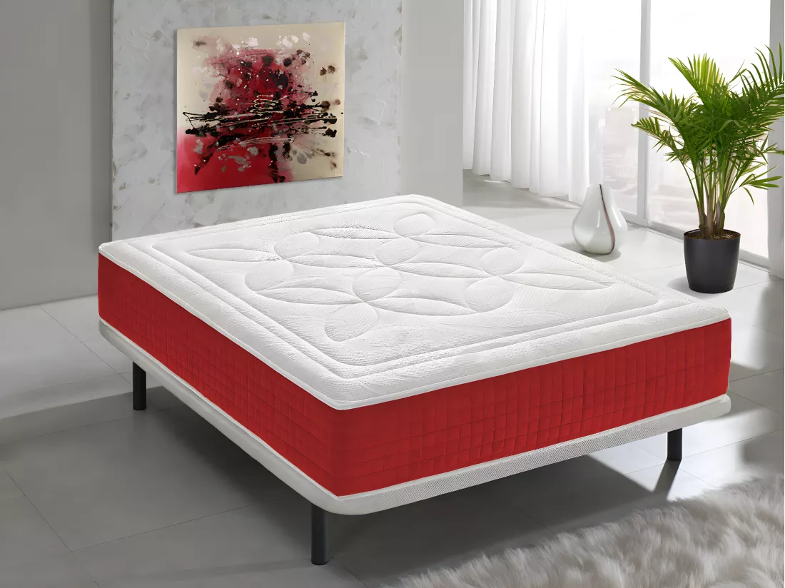 Matelas à mémoire de forme 25 cm épaisseur avec 5 cm de mémoire modèle Prestige 100x190 cm
