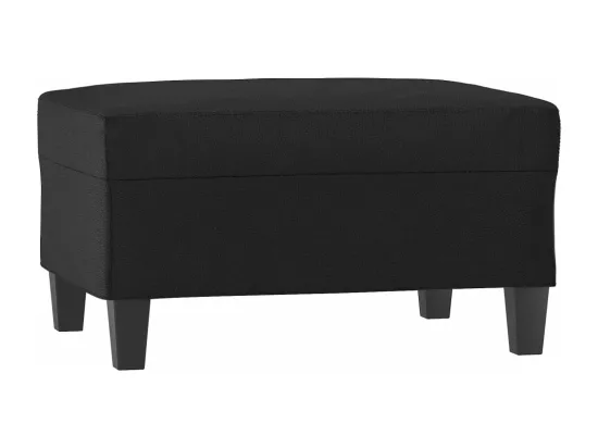 Repose-pied Noir 70x55x41 cm Similicuir