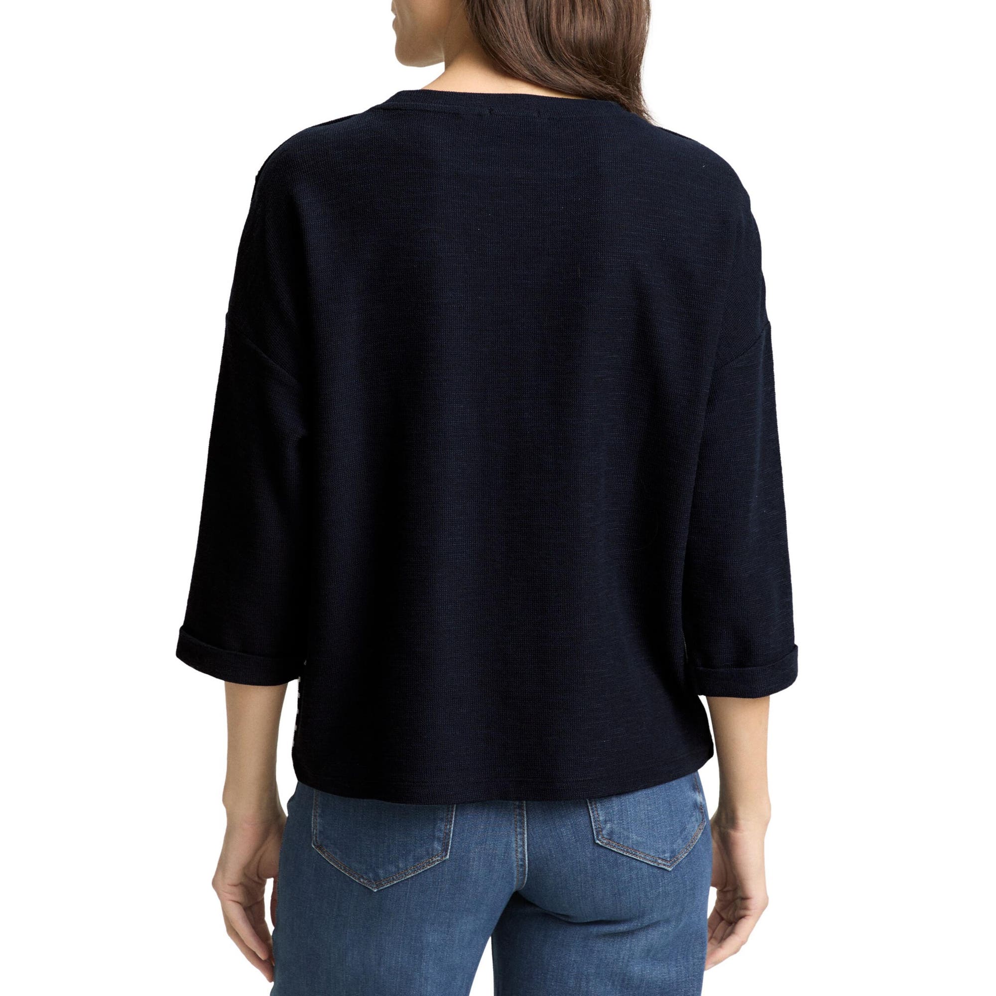 T-shirt Femme bleu marine