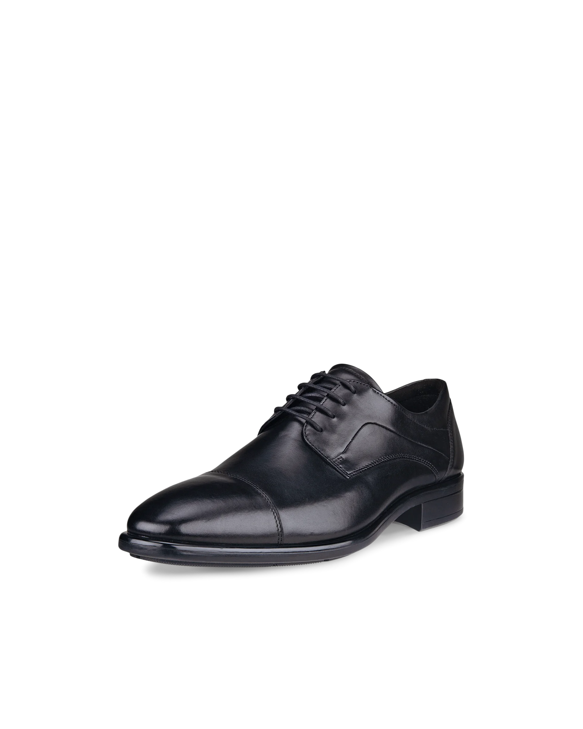 ECCO CITYTRAY Herren Derbyschuhe aus Leder Schwarz