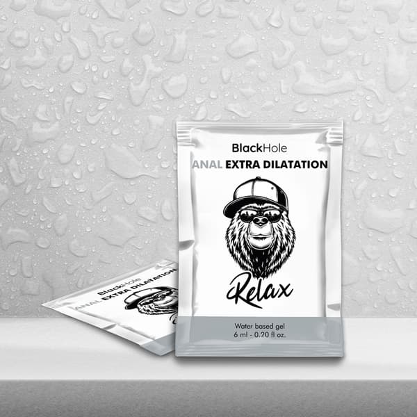 Black Hole - vannbasert gel ekstra dilatasjon 6 ml enkeltdose