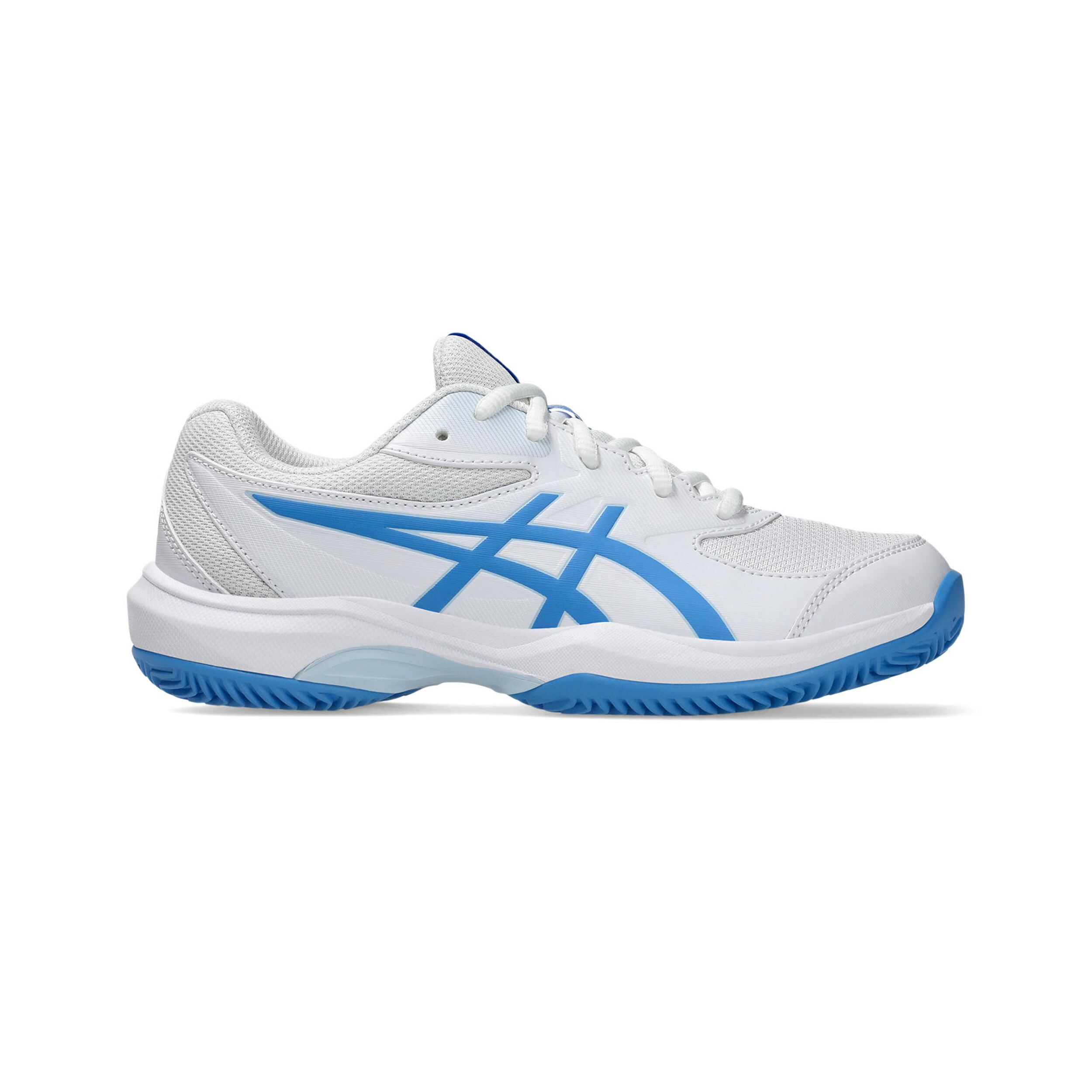 ASICS Gel-Game 10 GS Chaussure Terre Battue Enfants - Blanc , Bleu