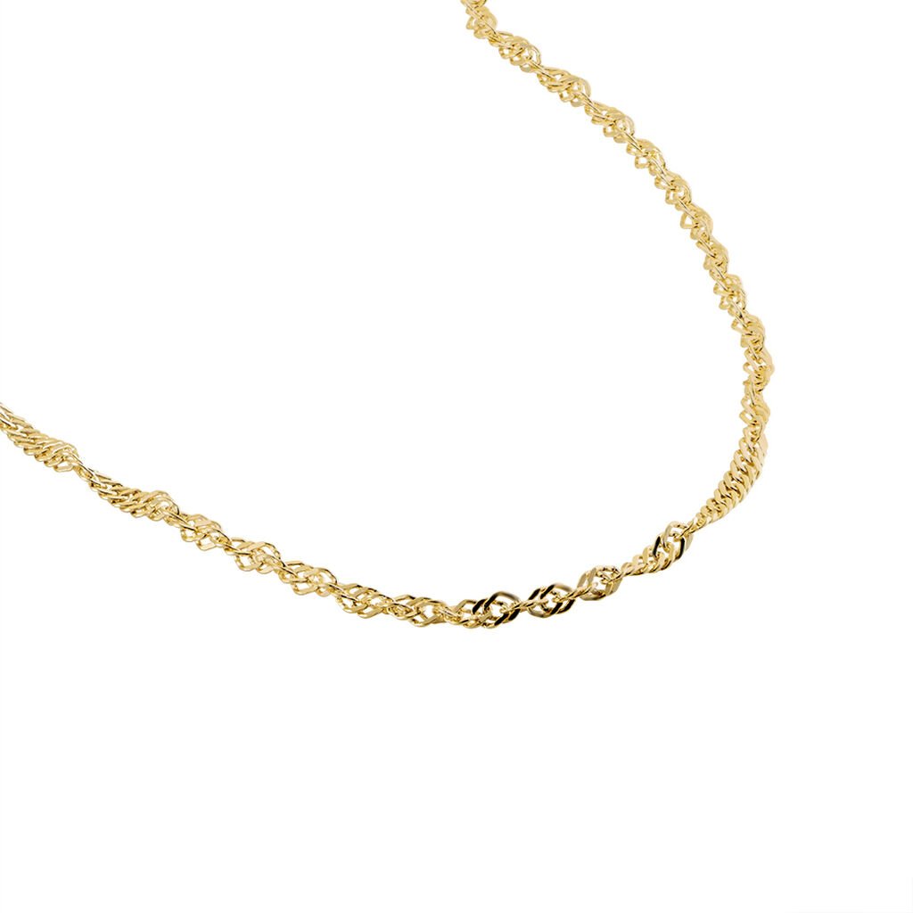 Collier Fern Plaqué Or