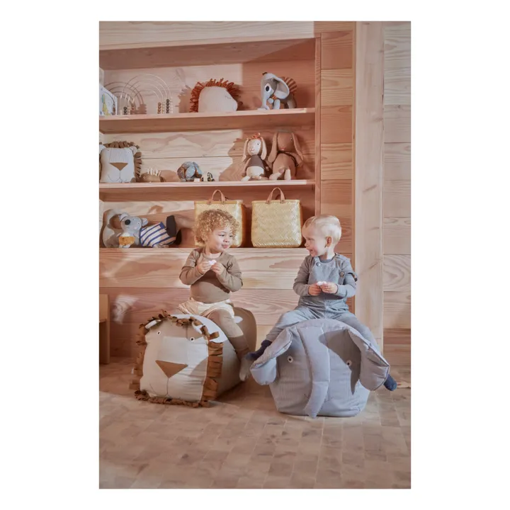 Oyoy Mini Pouf Lobo le lion | Caramel
