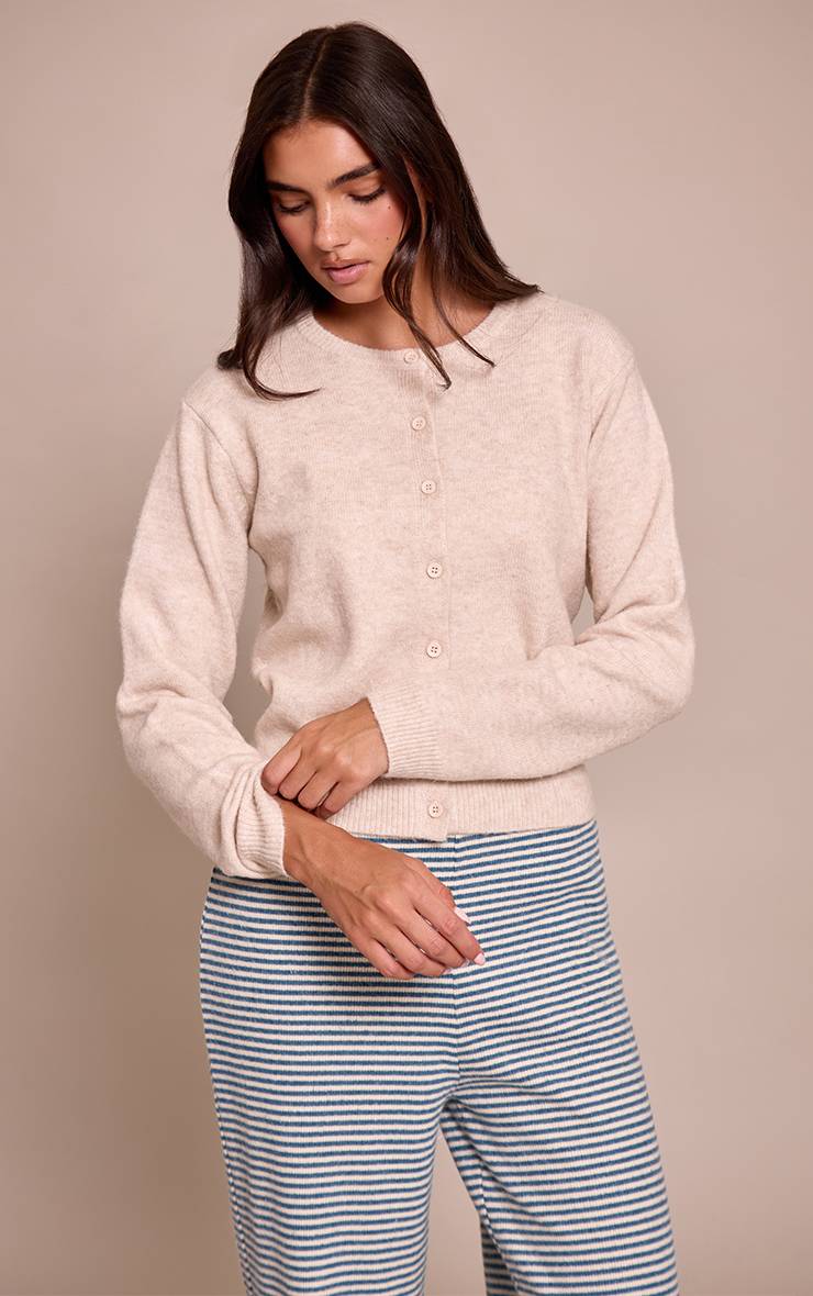 Avoine Cardigan En Maille À Col Rond