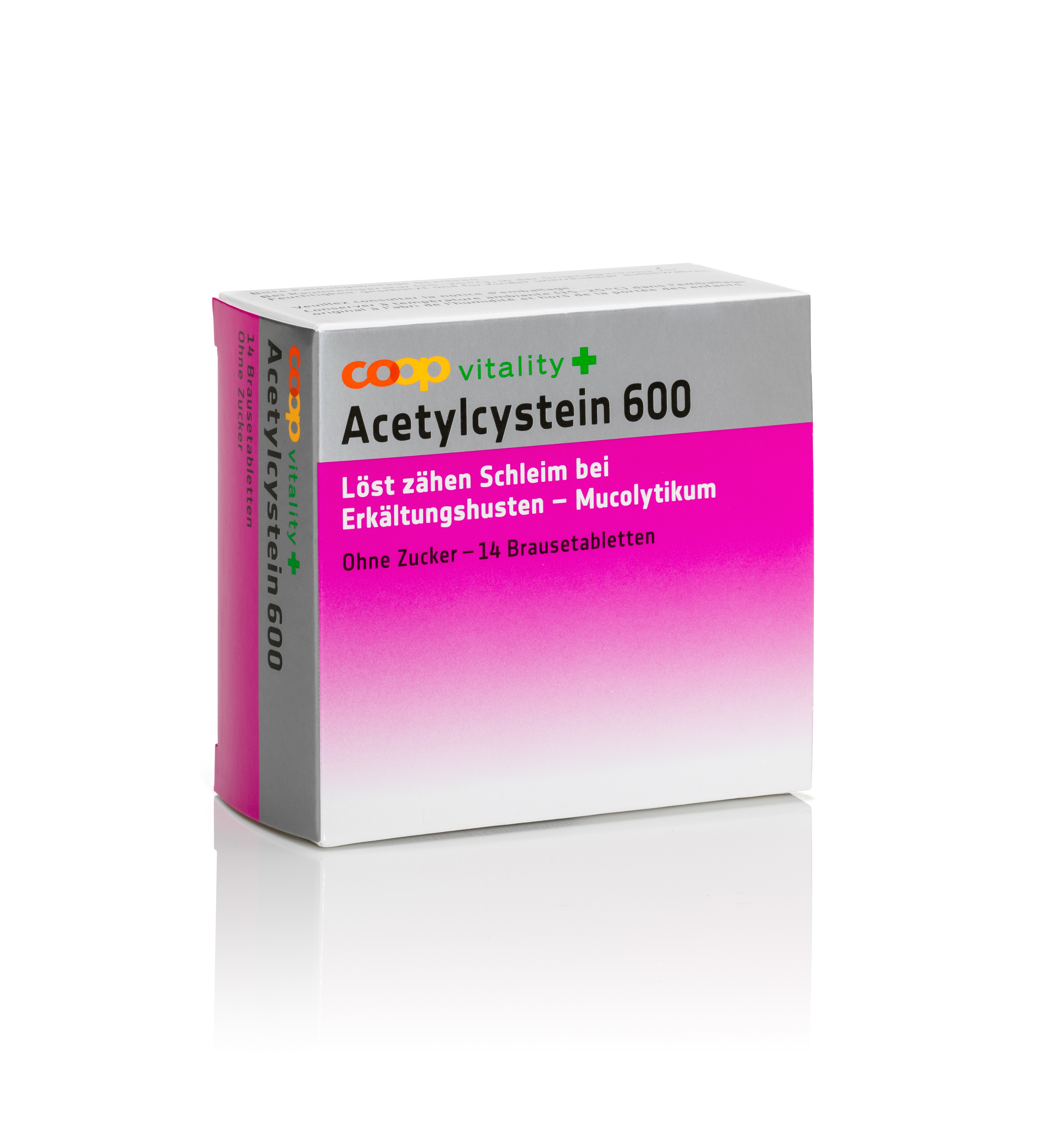 Coop Vitality Acetylcystein Brausetabl 600 mg Ds 14 Stk