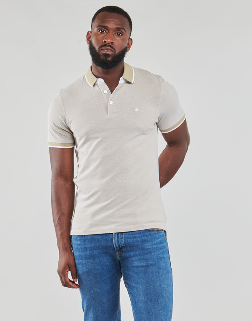 Jack & Jones - JJEPAULOS POLO SS - Beige