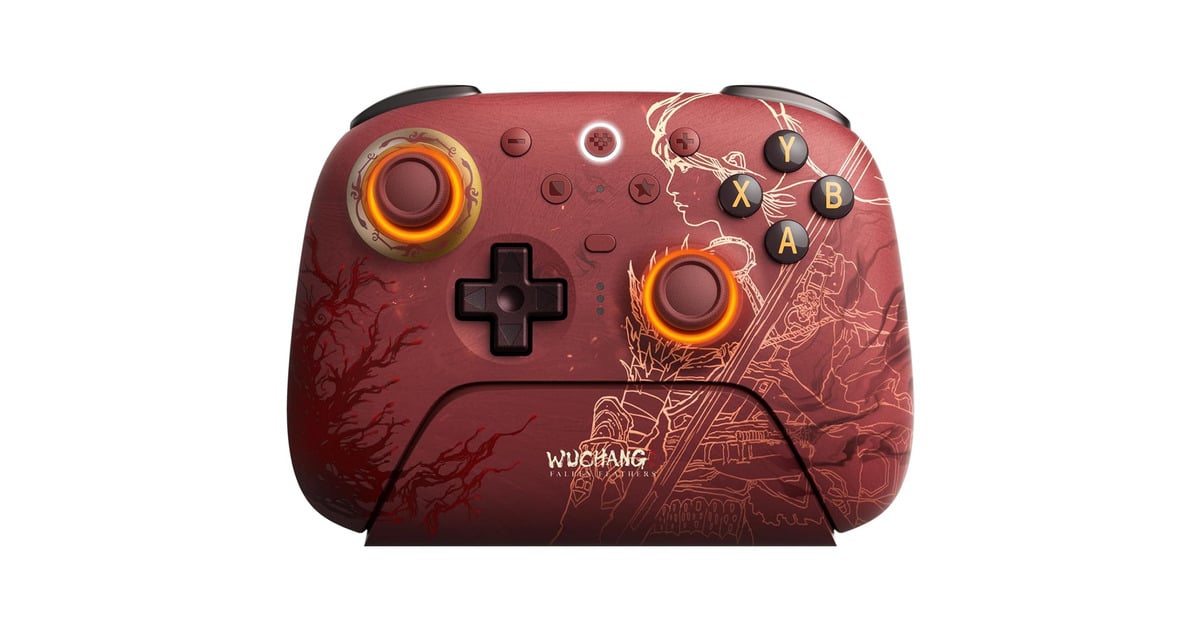 8BitDoUltimate 2 Wireless Controller - WUCHANG: Fallen Feathers  (Donkerrood, 2.4 GHz / Bluetooth, USB, Pc)