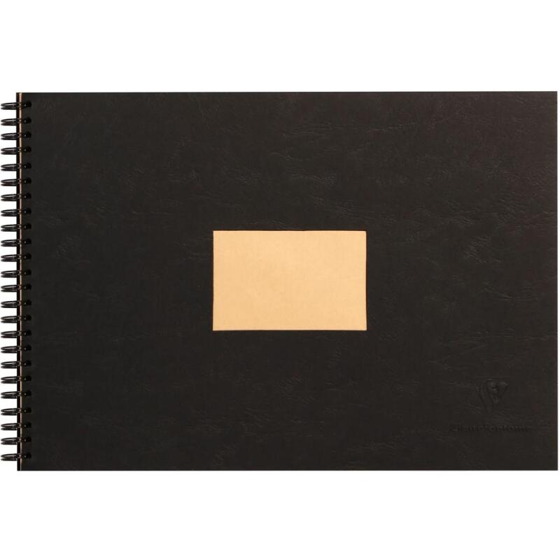 Kraft album spiralé 60F A4 90g - Noir