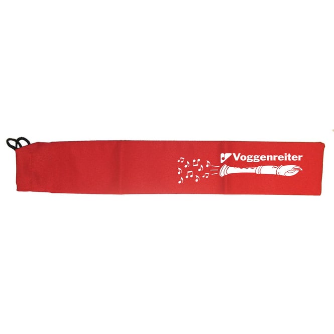 Voggy's Blockflöte - rot - barocke Griffweise