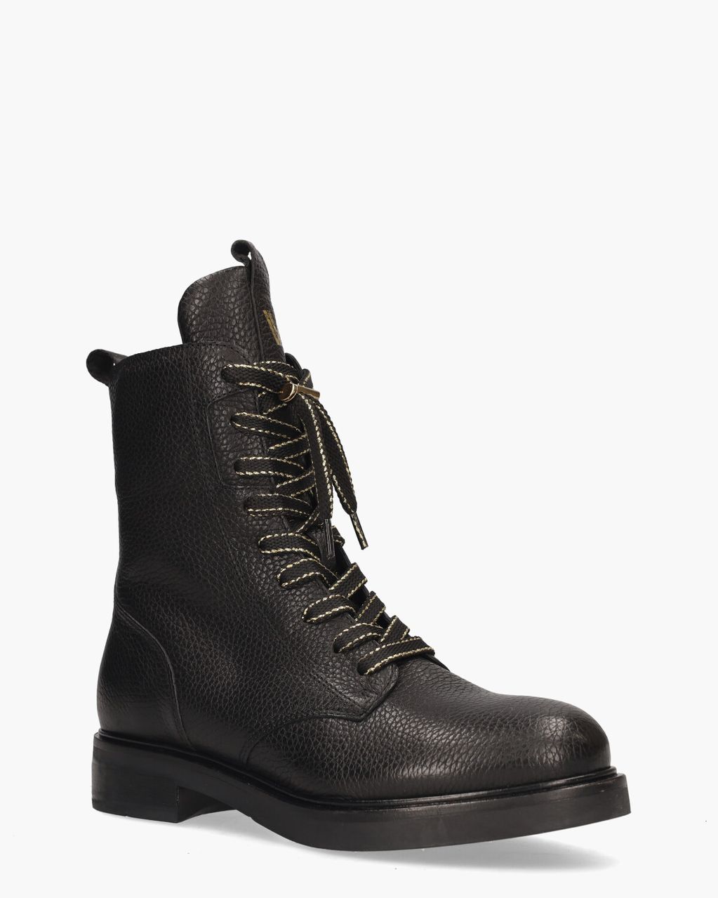 Via Vai Juliette Abby Zwart Dames Veterboots