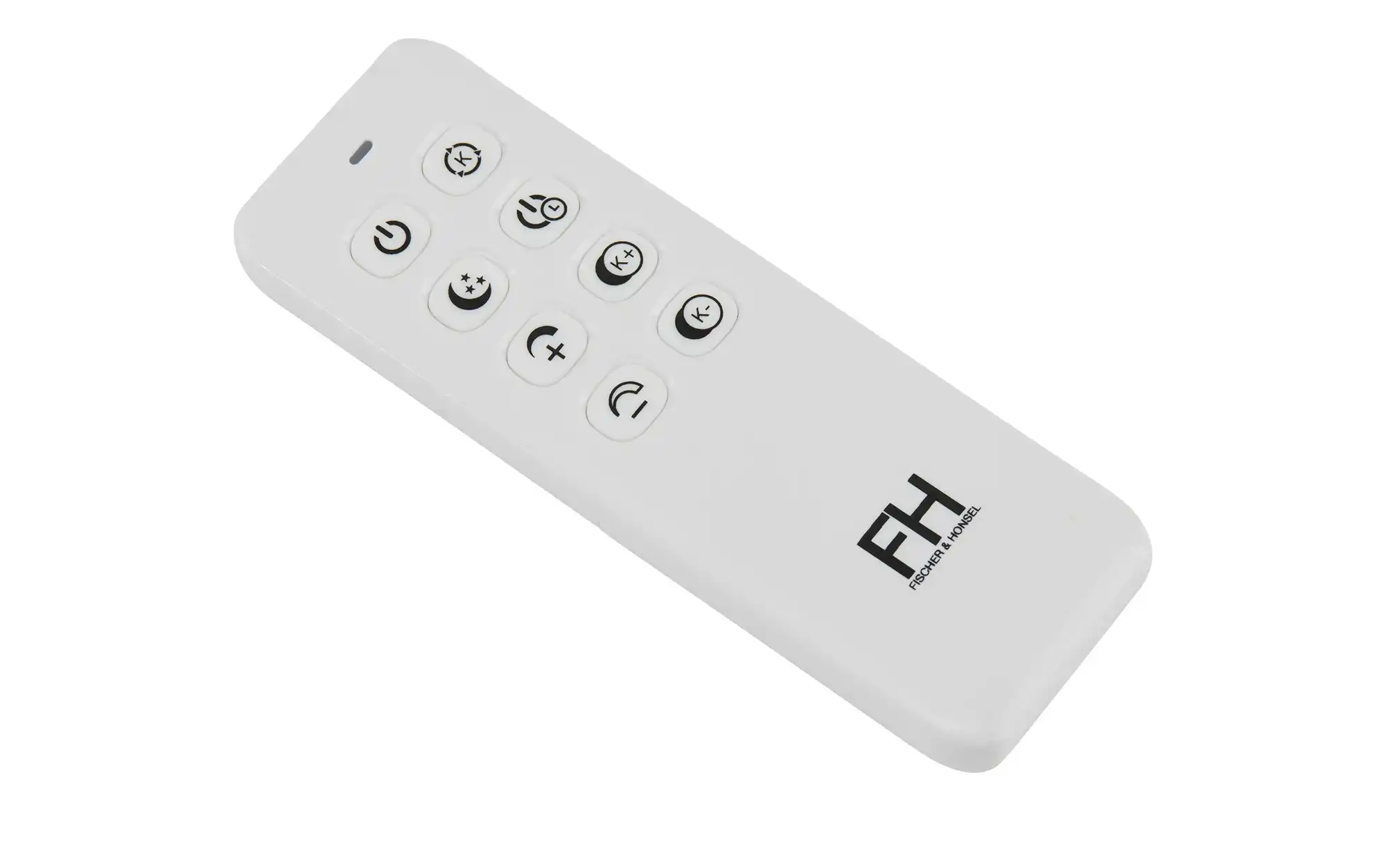 Fischer-Honsel LED-Deckenleuchte, sandschwarz mit Fernbedienung