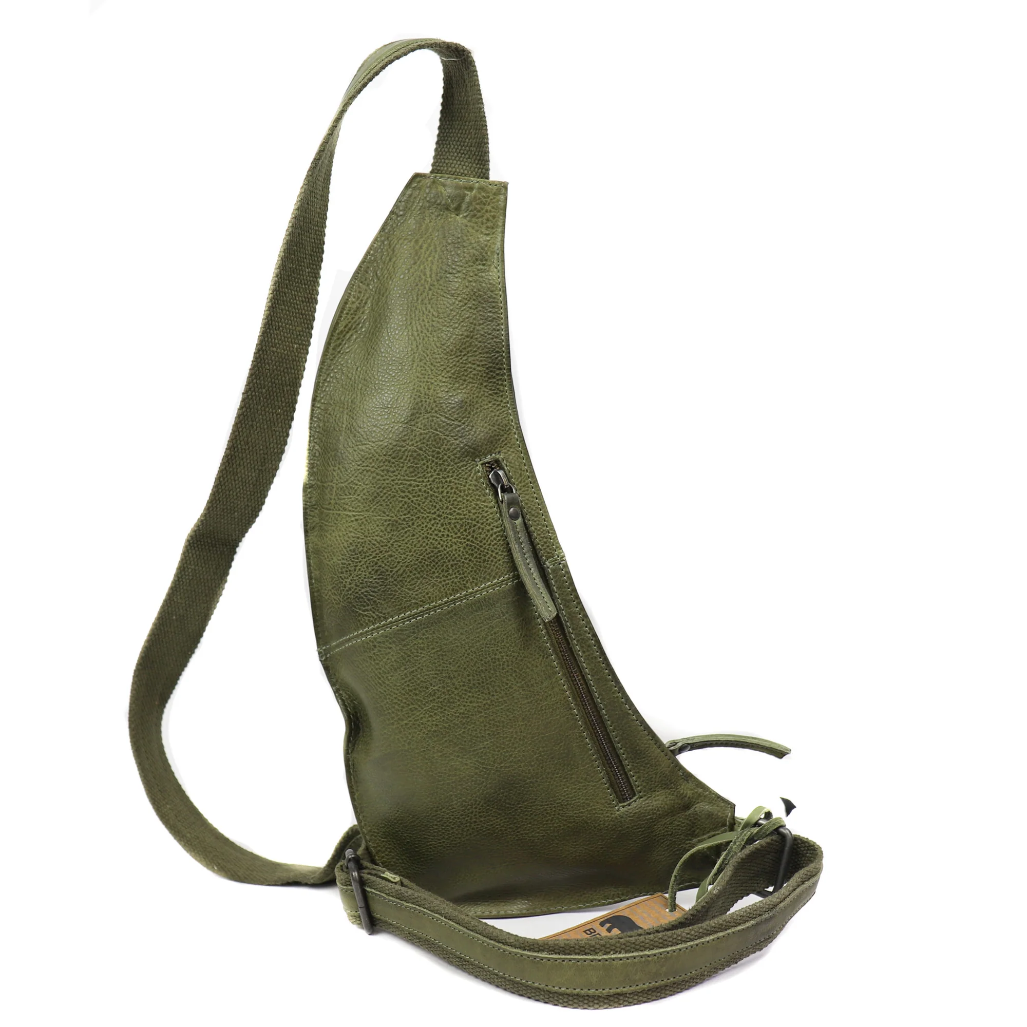 Bear Design Callisto Pelle Crossbody Tas Han Groen CP1817