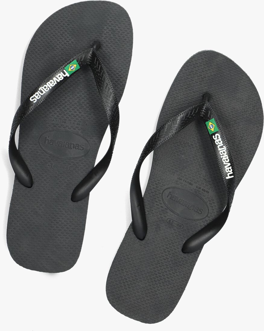 HAVAIANAS zwarte havaianas teenslippers brasil logo
