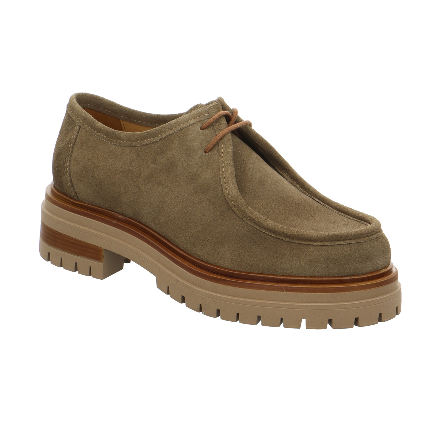 Schnürschuhe gruen