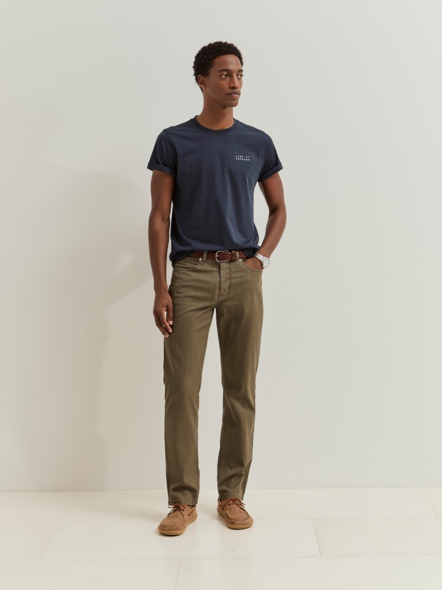Calças regular fit